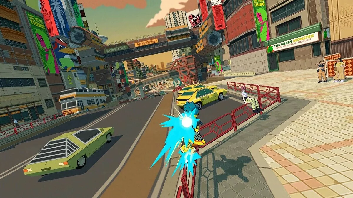 Скриншоты из Bomb Rush Cyberfunk / Картинка 20