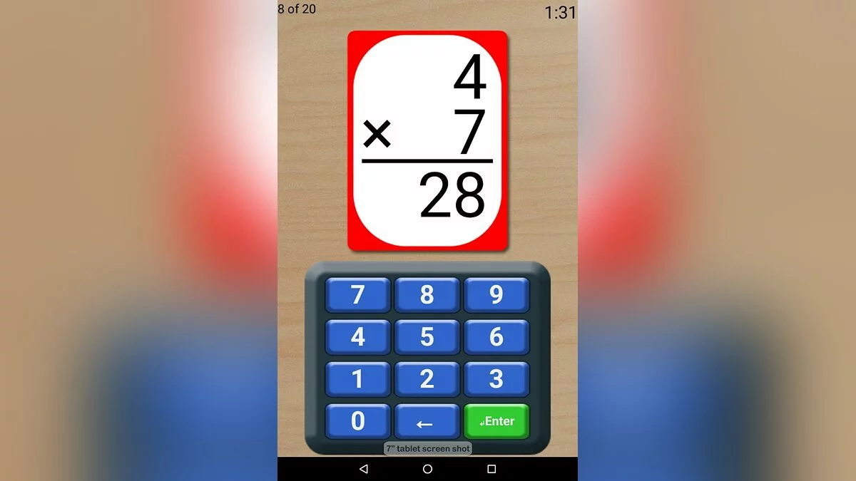 Скриншоты из Math Flash Cards / Картинка 10