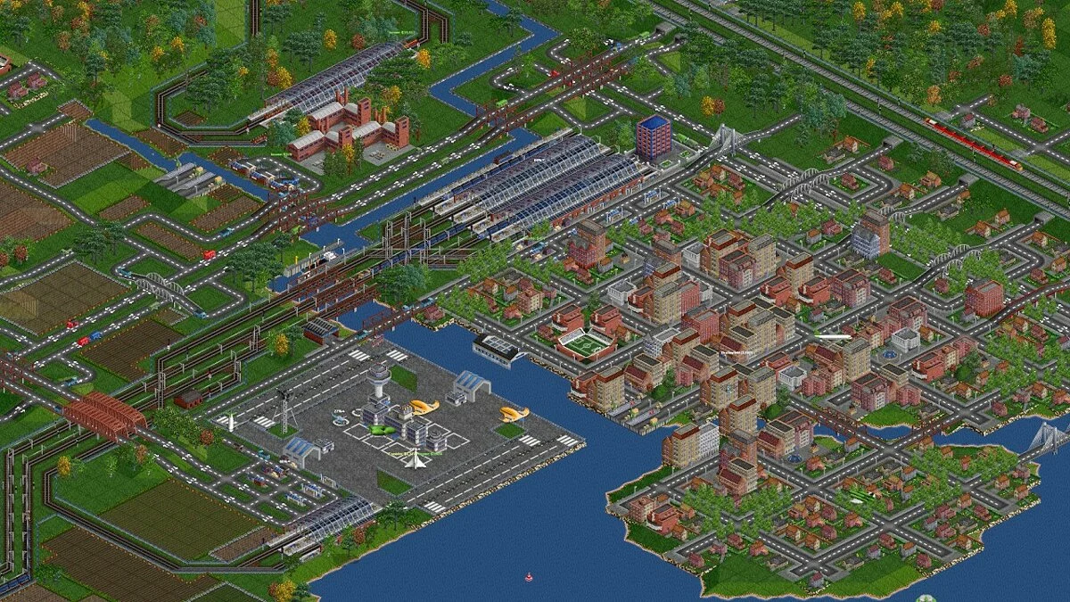 Скриншоты из OpenTTD / Картинка 1