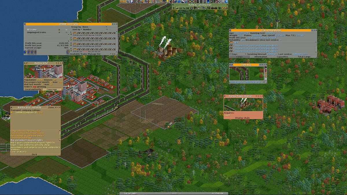 Скриншоты из OpenTTD / Картинка 7