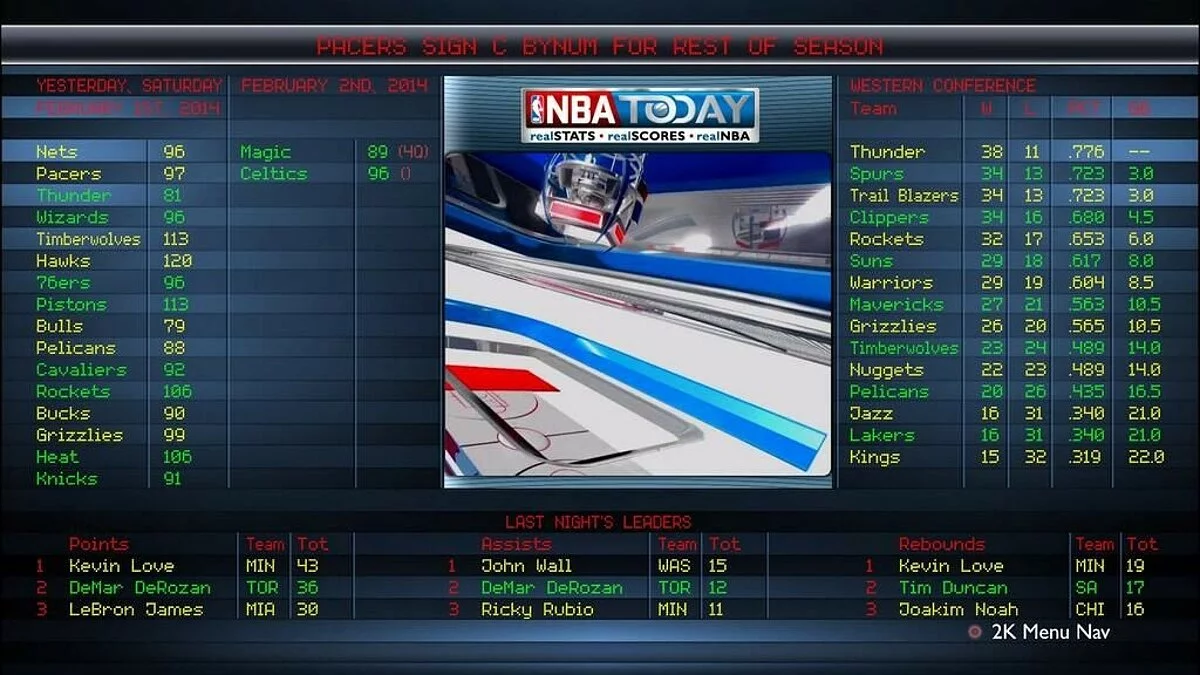 Скриншоты из NBA 2K14 / Картинка 62