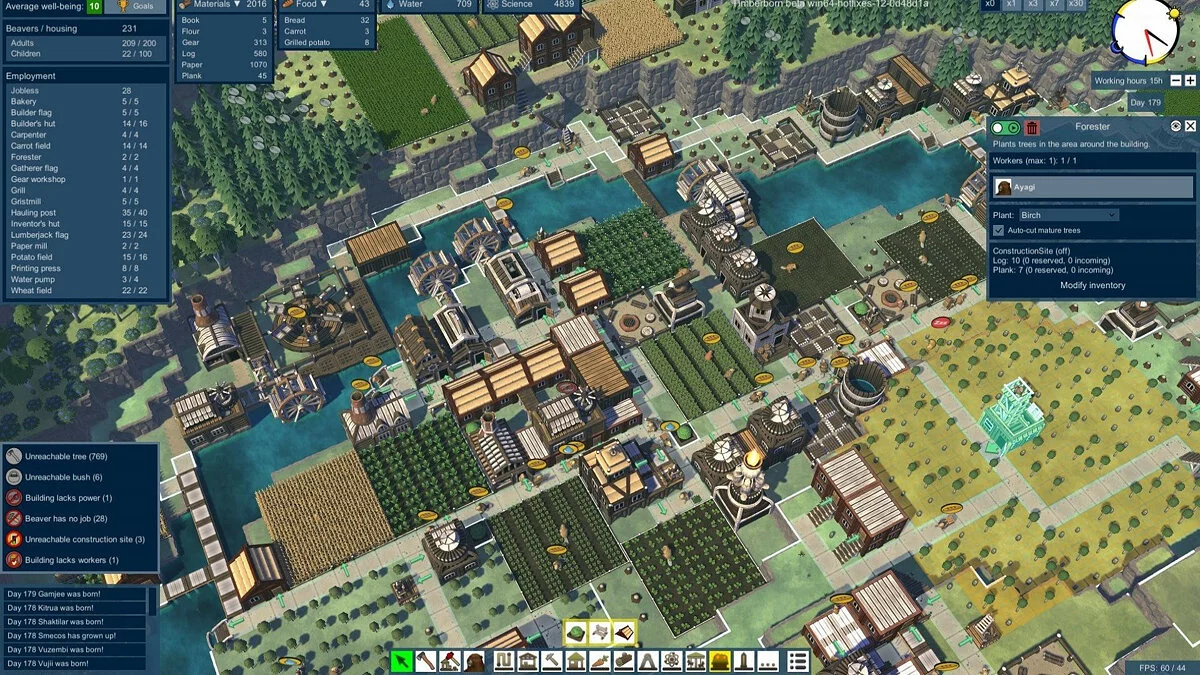 Скриншоты из Timberborn / Картинка 21
