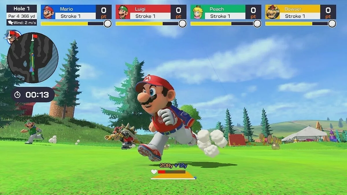 Скриншоты из Mario Golf: Super Rush / Картинка 2