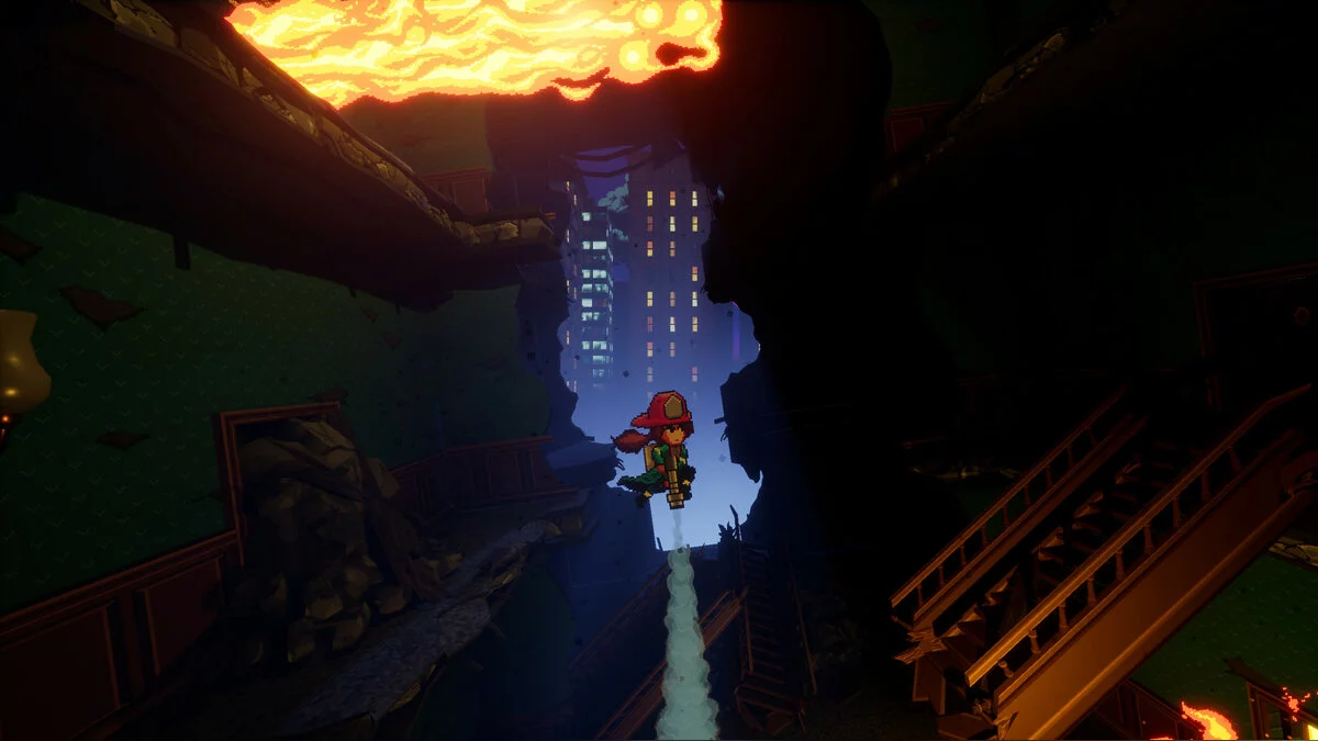 Скриншоты из Firegirl: Hack 'n Splash Rescue DX / Картинка 4
