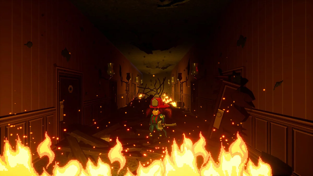 Скриншоты из Firegirl: Hack 'n Splash Rescue DX / Картинка 1