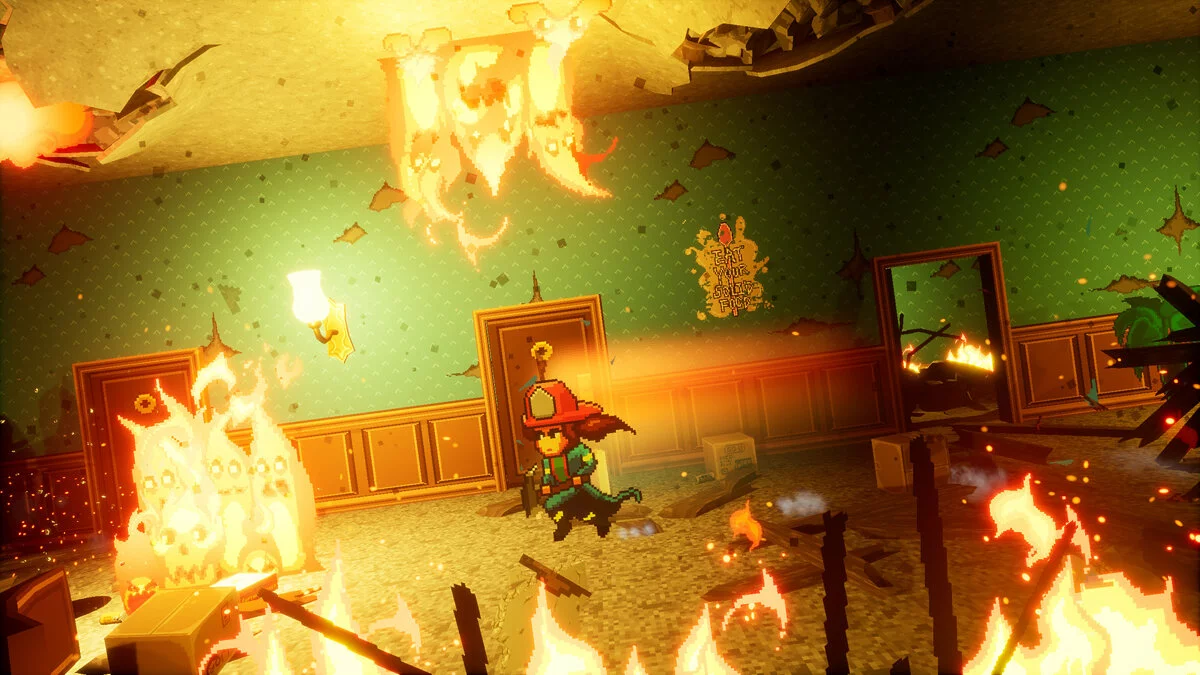Скриншоты из Firegirl: Hack 'n Splash Rescue DX / Картинка 27