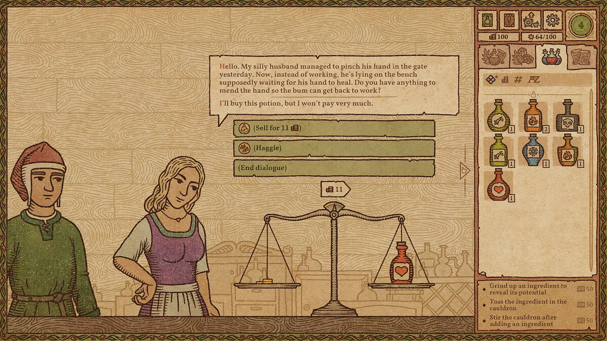 Скриншоты из Potion Craft: Alchemist Simulator / Картинка 2