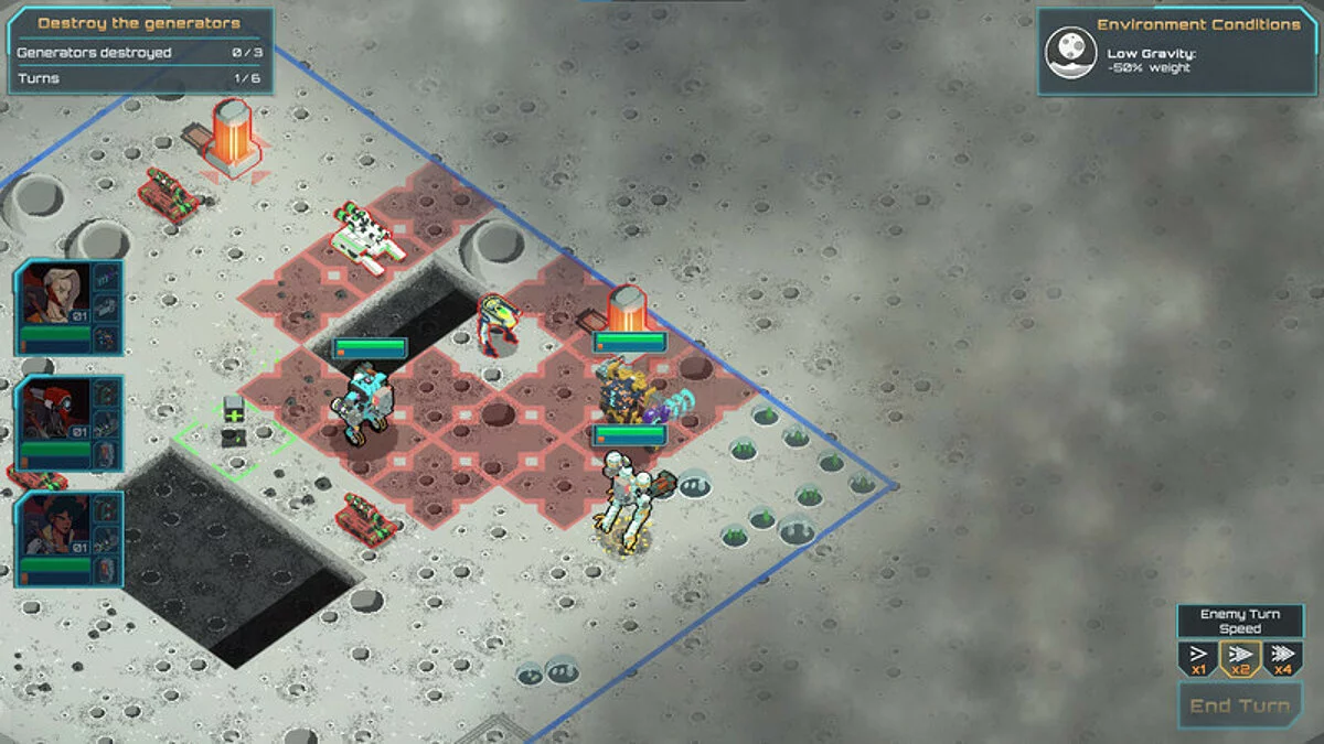Скриншоты из Ignited Steel: Mech Tactics / Картинка 17