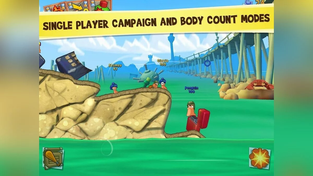 Скриншоты из Worms 3 / Картинка 21