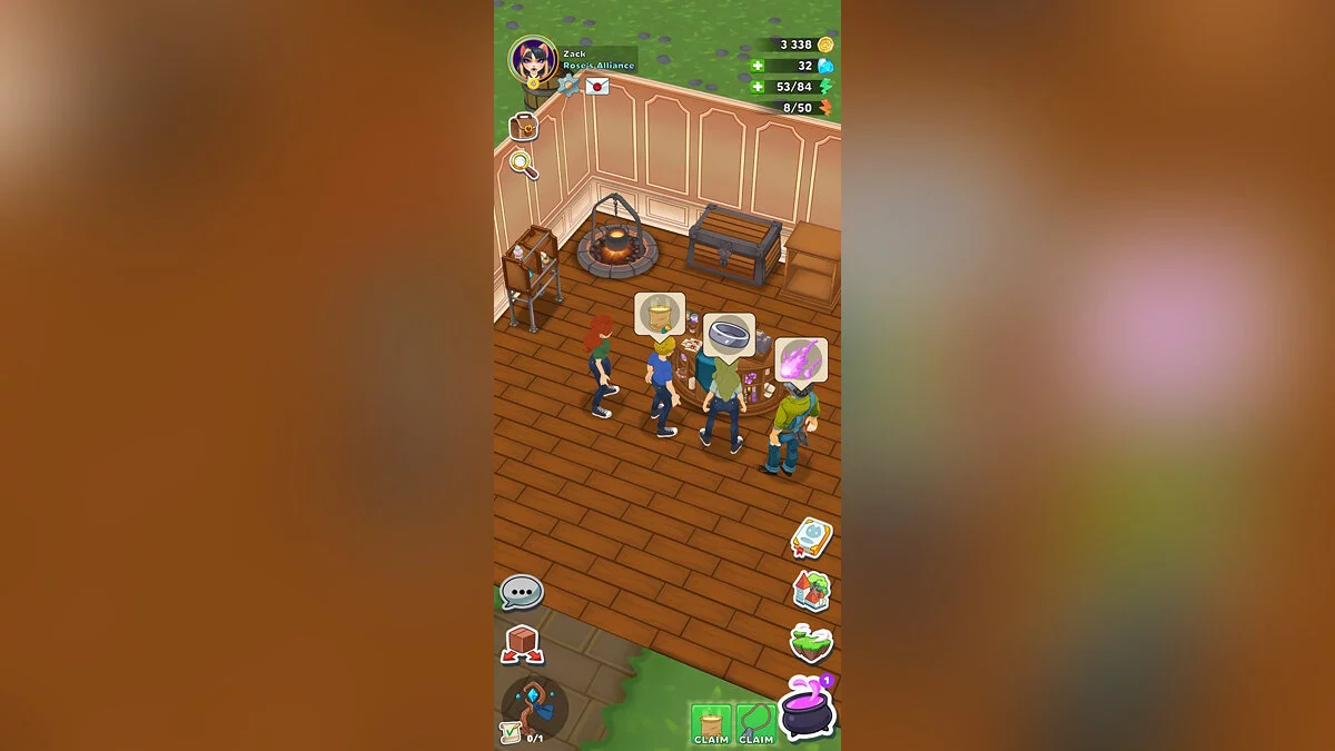 Скриншоты из AlchiMerge: Merge & Craft / Картинка 2