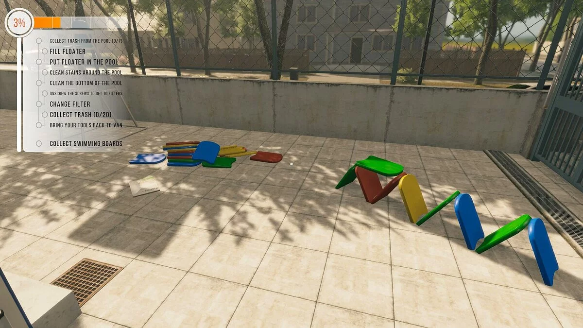 Скриншоты из Pool Cleaning Simulator / Картинка 15