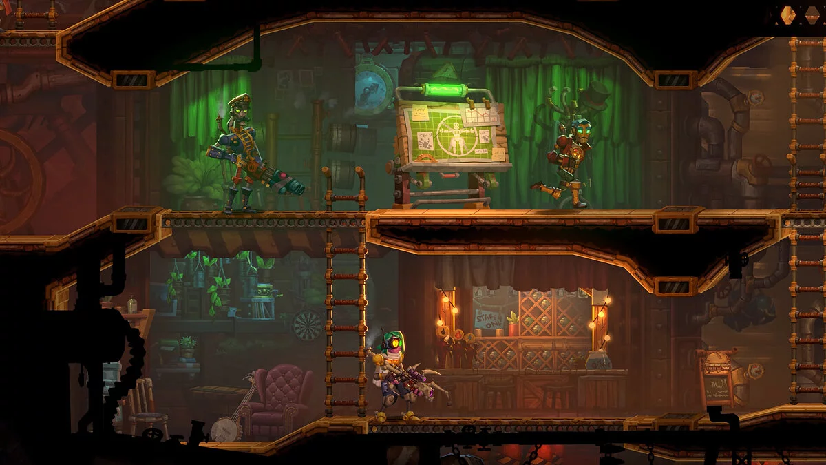 Скриншоты из SteamWorld Heist 2 / Картинка 5