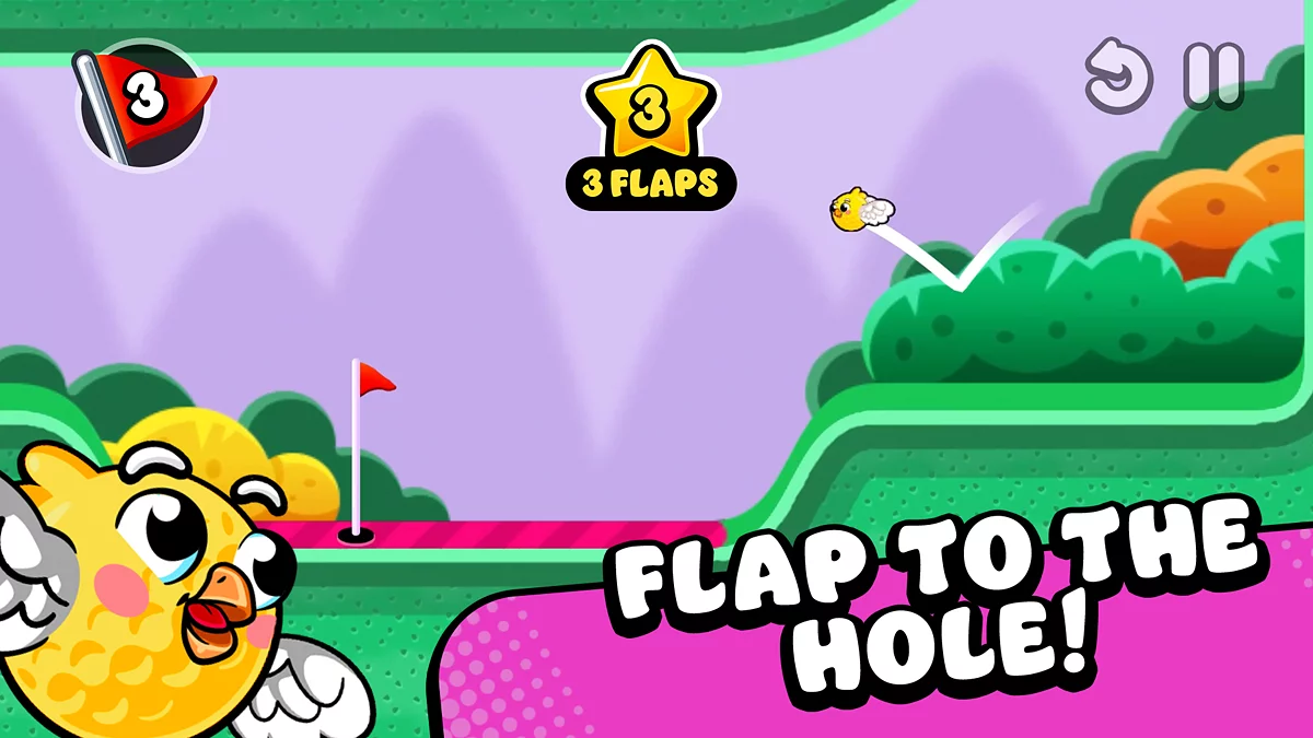 Скриншоты из Super Flappy Golf / Картинка 1