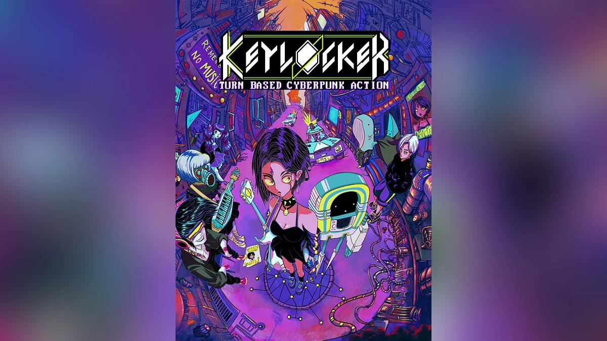 Арт из Keylocker | Turn Based Cyberpunk Action / Картинка 1