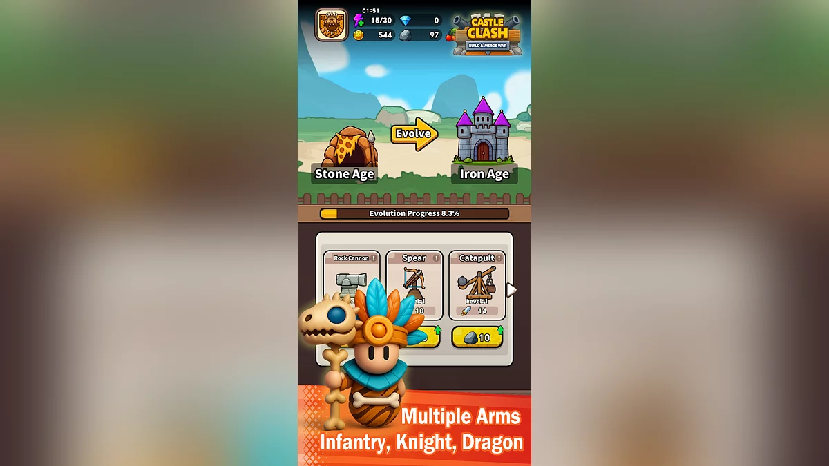Скриншоты из Castle Clash-Build & Merge War / Картинка 6