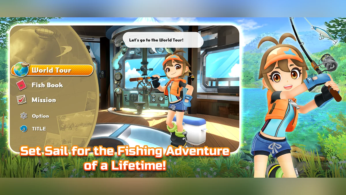 Скриншоты из Crunchyroll: Fishing Star WT