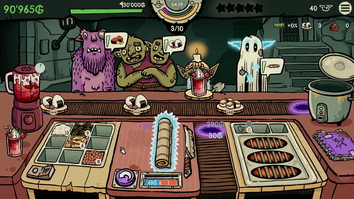 Скриншоты из Goblin Sushi