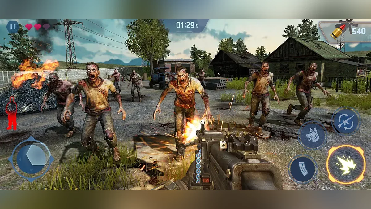 Скриншоты из Zombie Rescue FPS Shooter 2026