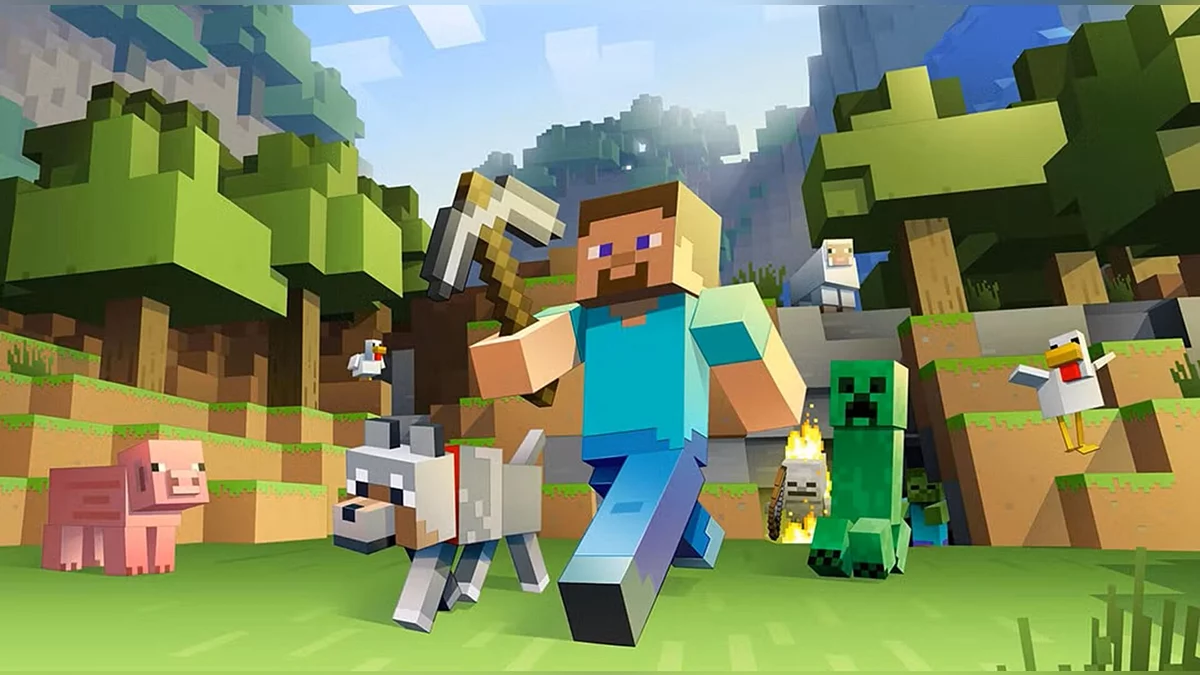 Арт из Minecraft Classic