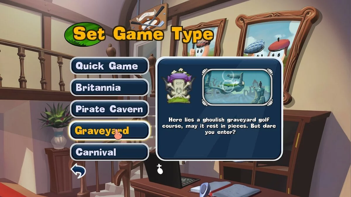 Скриншоты из Worms Crazy Golf / Картинка 35