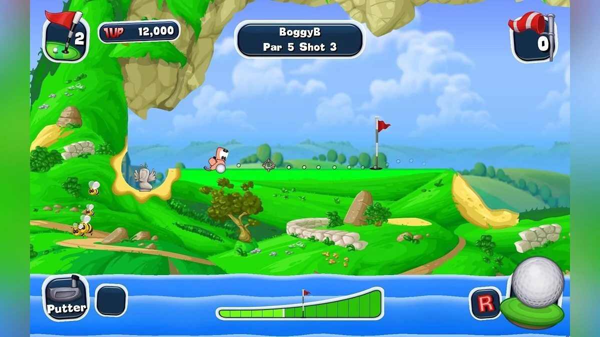 Скриншоты из Worms Crazy Golf / Картинка 1