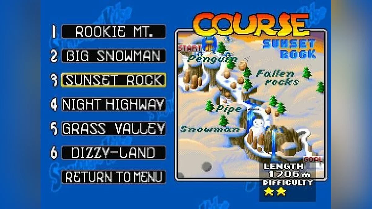 Скриншоты из Snowboard Kids / Картинка 11
