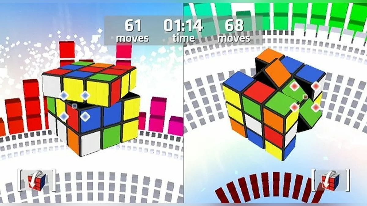 Скриншоты из Rubik's Puzzle Galaxy: RUSH / Картинка 6
