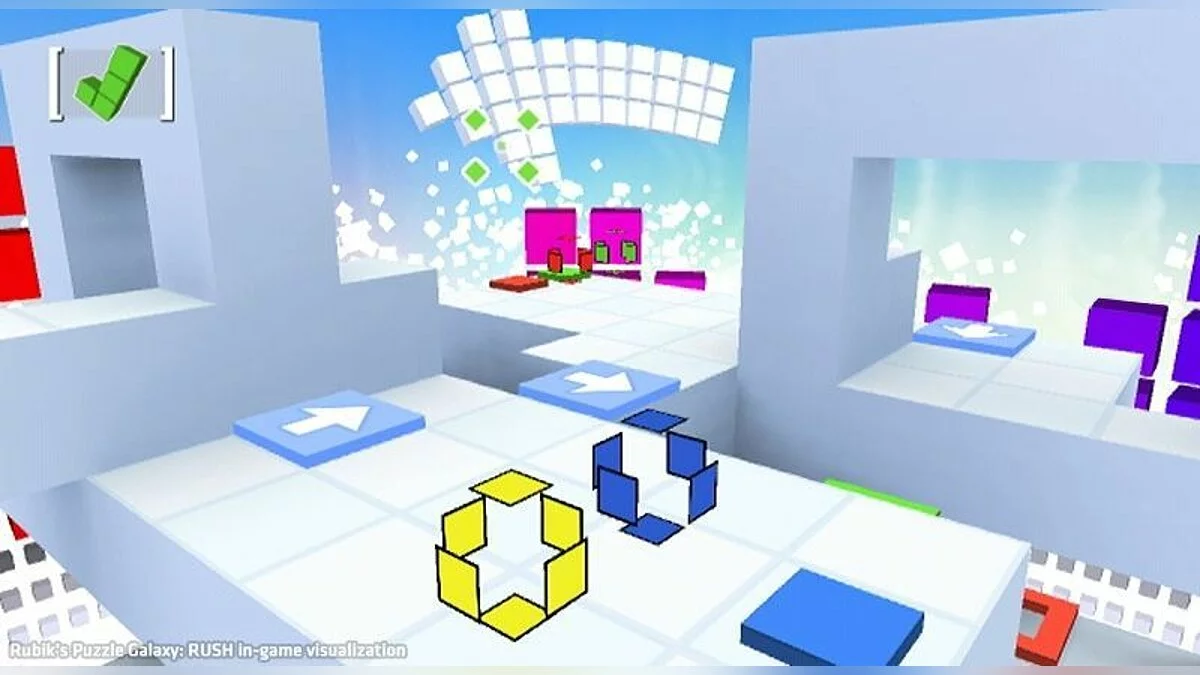 Скриншоты из Rubik's Puzzle Galaxy: RUSH / Картинка 11