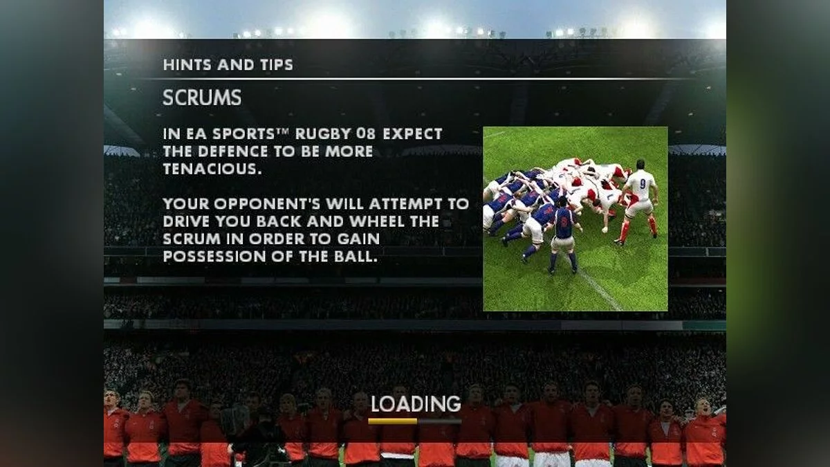Скриншоты из Rugby 08 / Картинка 5