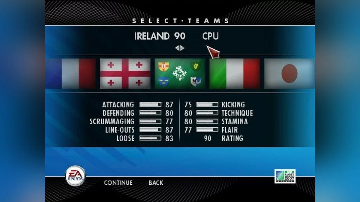 Скриншоты из Rugby 08 / Картинка 7