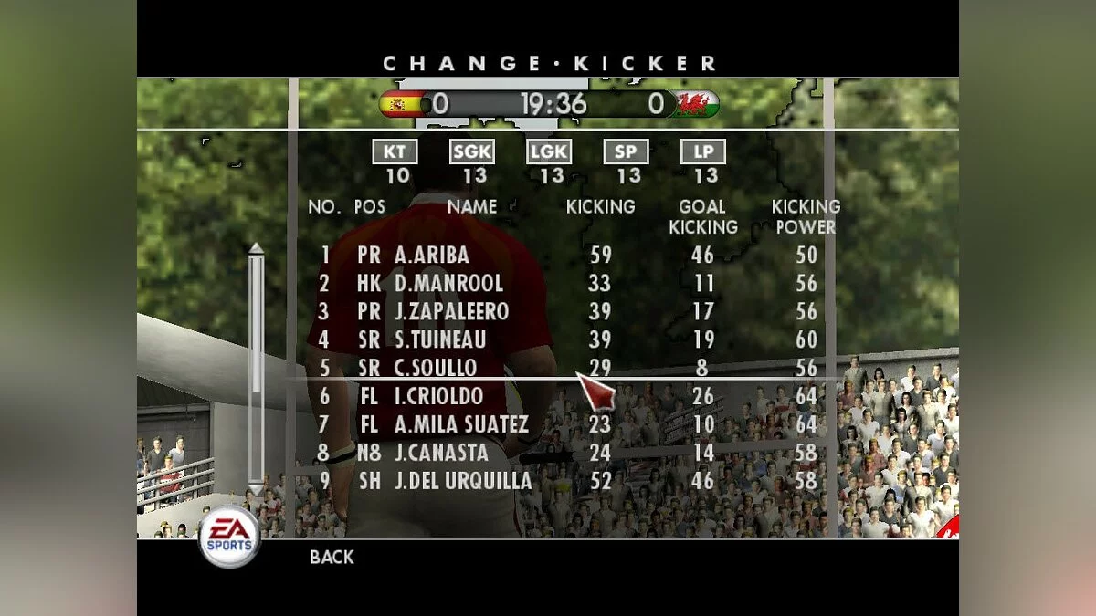 Скриншоты из Rugby 08 / Картинка 16