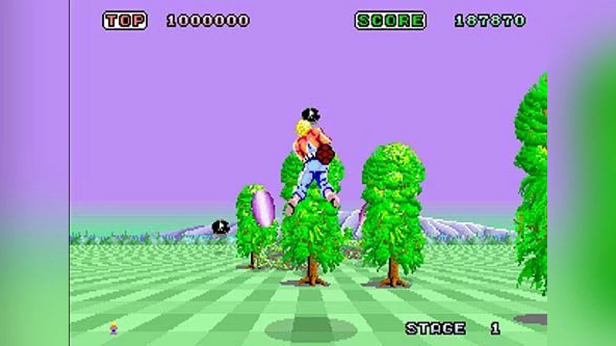 Скриншоты из Space Harrier / Картинка 1