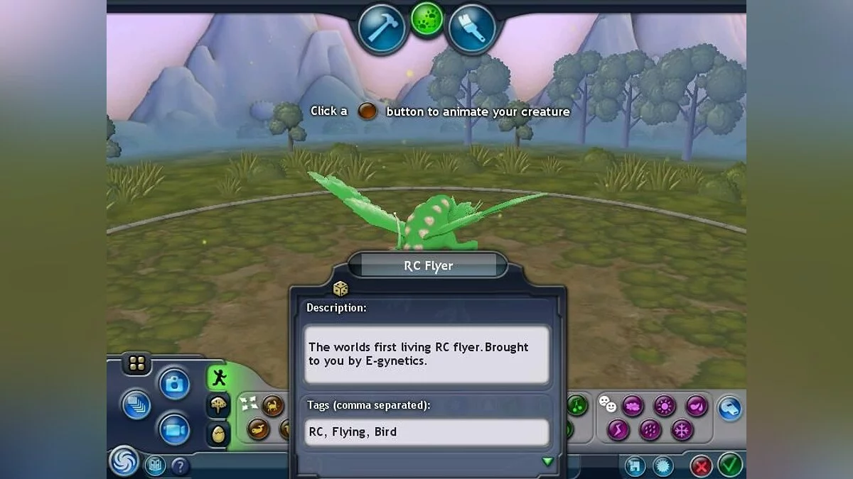 Скриншоты из Spore Creature Creator / Картинка 1