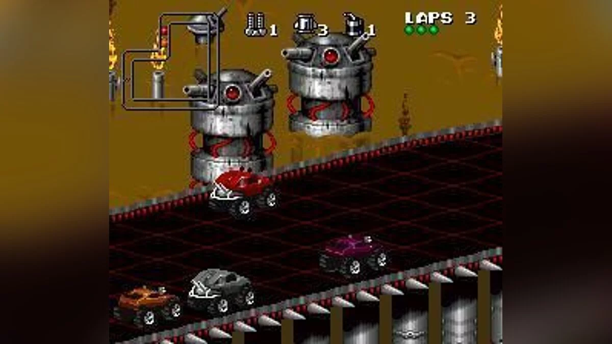 Скриншоты из Rock 'n Roll Racing / Картинка 46