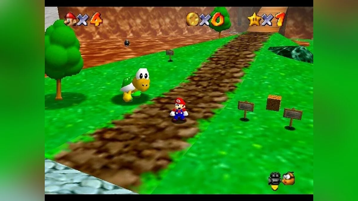 Скриншоты из Super Mario 64 / Картинка 30