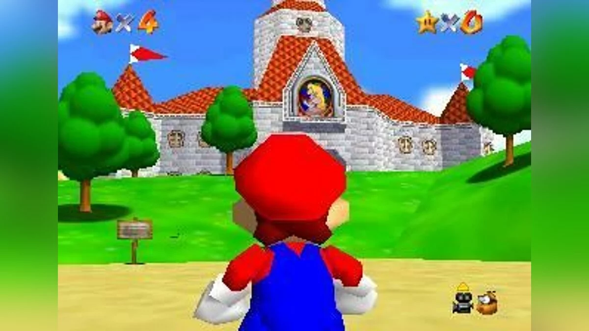 Скриншоты из Super Mario 64 / Картинка 11