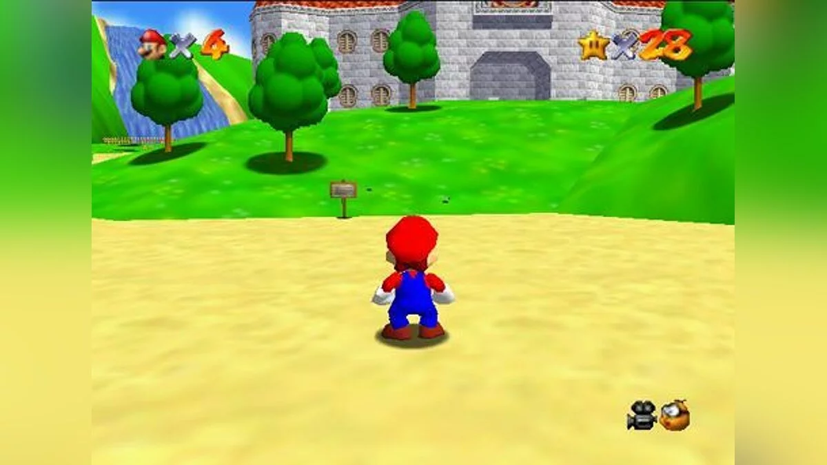 Скриншоты из Super Mario 64 / Картинка 12