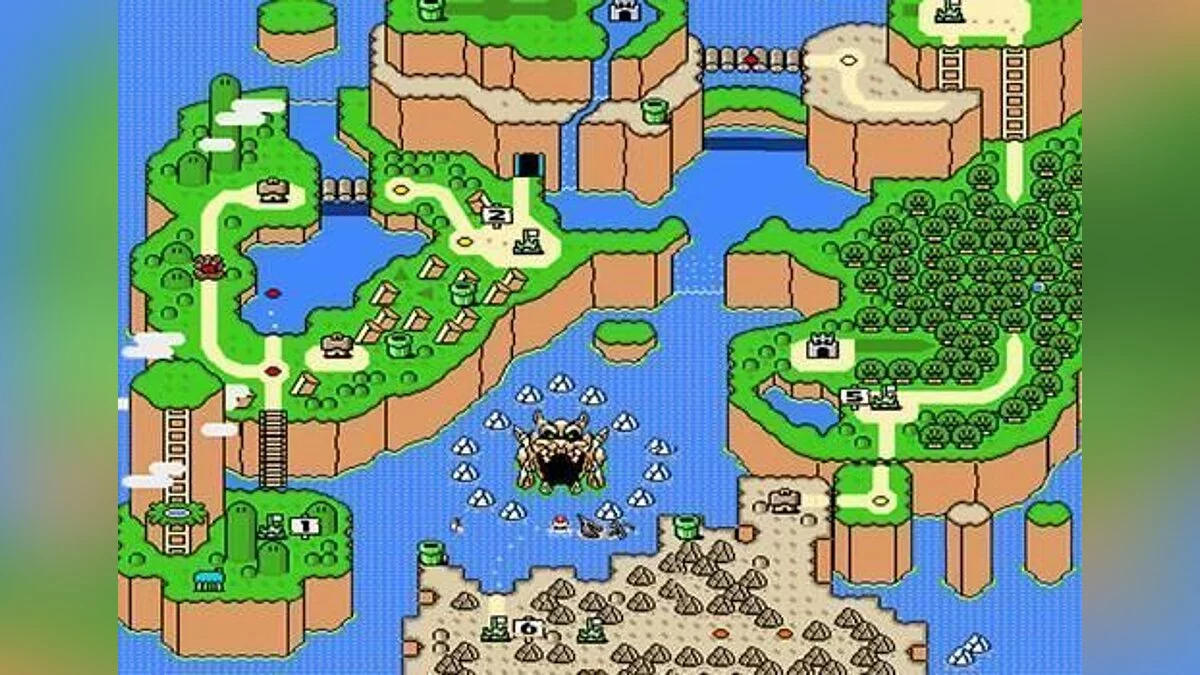 Скриншоты из Super Mario World / Картинка 4