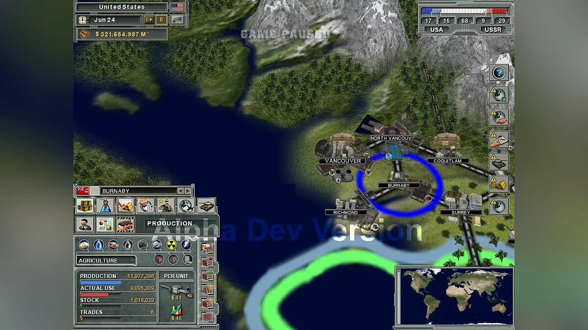 Скриншоты из Supreme Ruler Cold War / Картинка 1