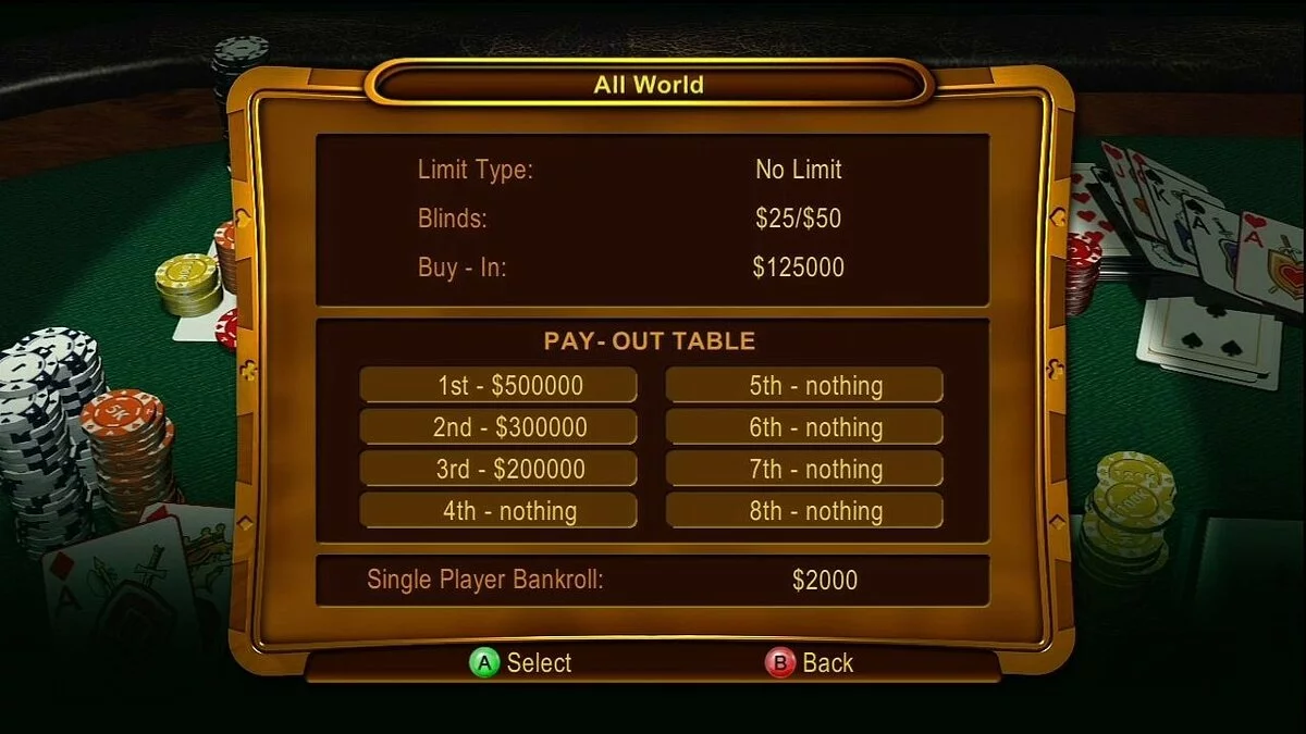 Скриншоты из Texas Hold 'em / Картинка 14