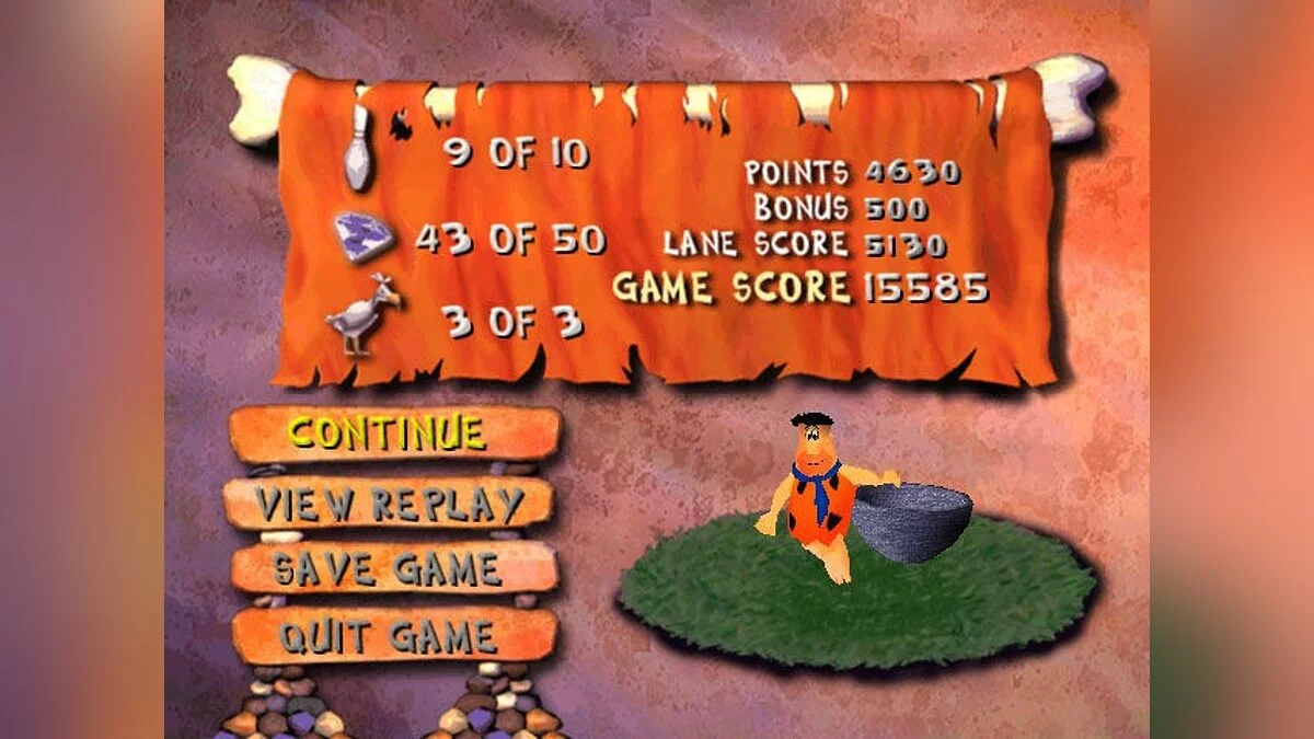 Скриншоты из Flintstones: Bedrock Bowling / Картинка 10