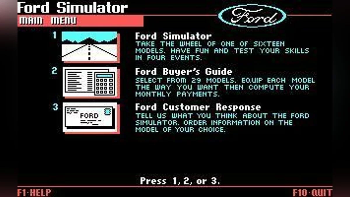Скриншоты из Ford Simulator / Картинка 2