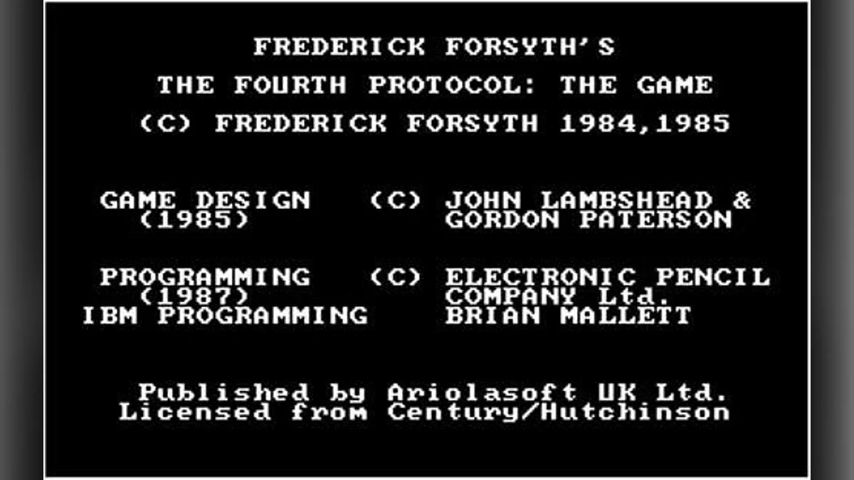 Скриншоты из Fourth Protocol / Картинка 27