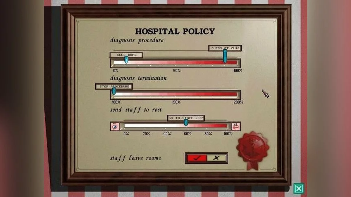 Скриншоты из Theme Hospital / Картинка 28