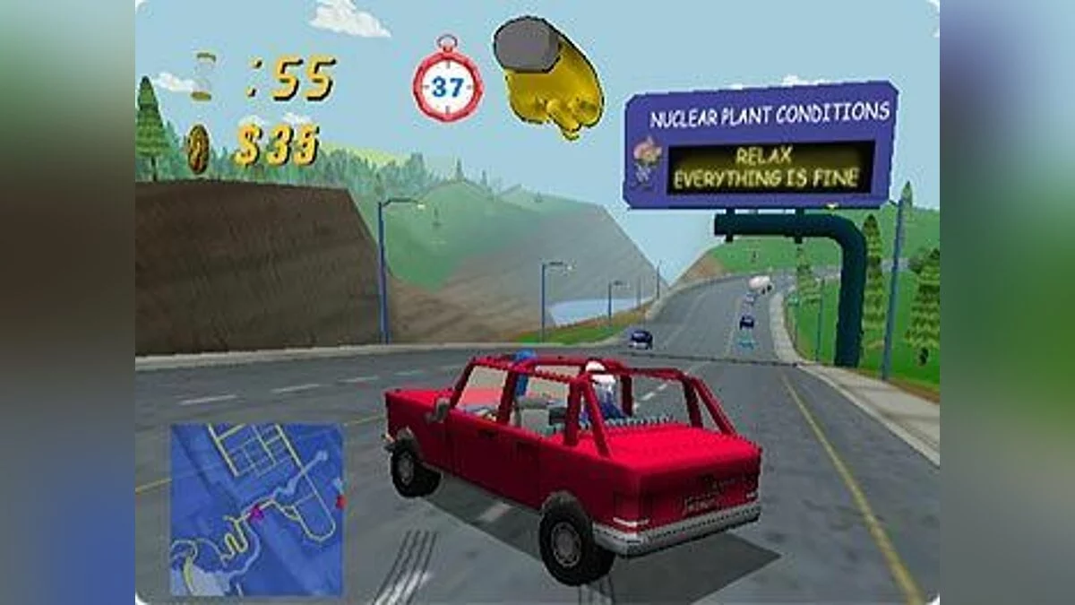 Скриншоты из Simpsons: Road Rage / Картинка 6
