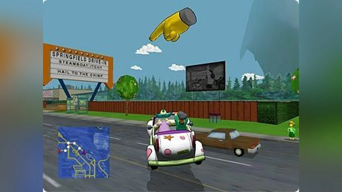 Скриншоты из Simpsons: Road Rage / Картинка 12