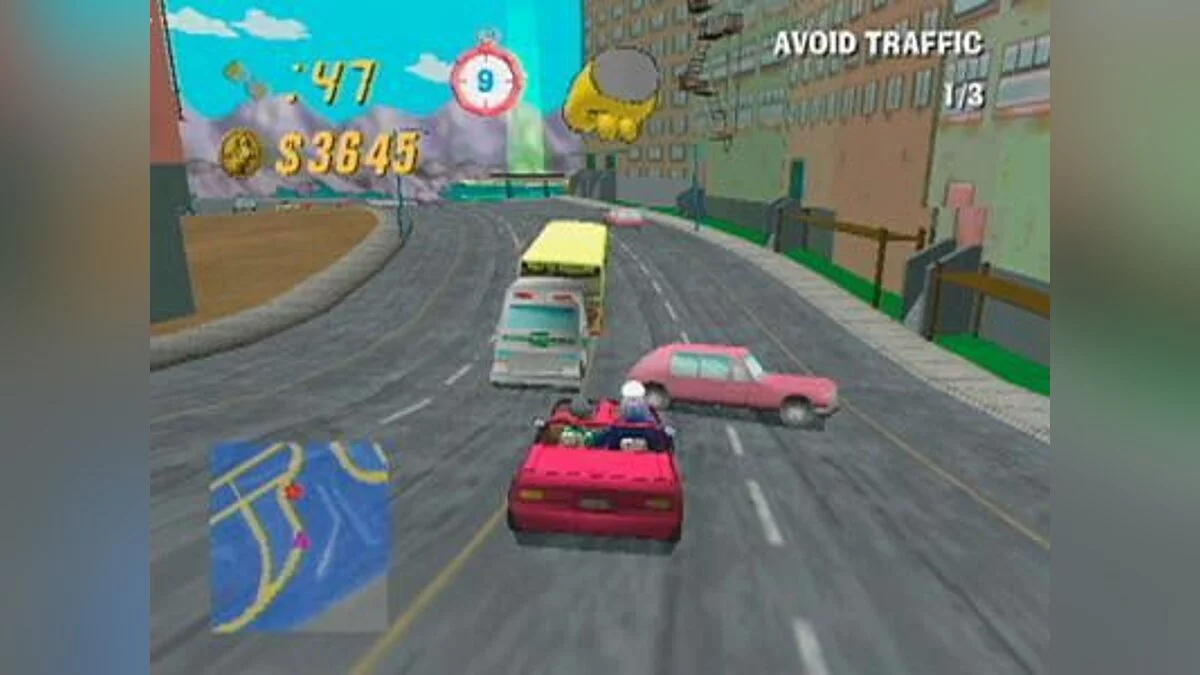 Скриншоты из Simpsons: Road Rage / Картинка 34