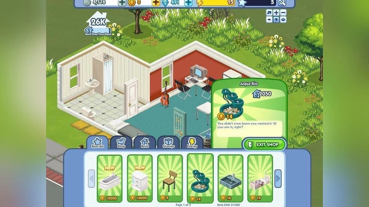 Скриншоты из Sims Social / Картинка 19