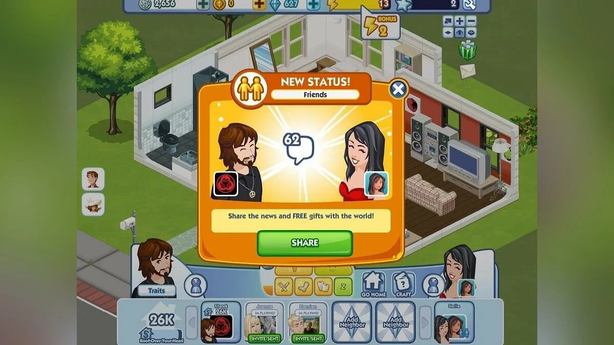 Скриншоты из Sims Social / Картинка 23