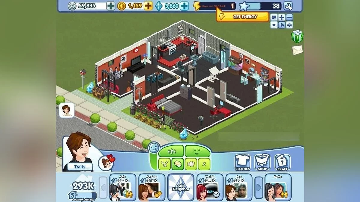 Скриншоты из Sims Social / Картинка 3